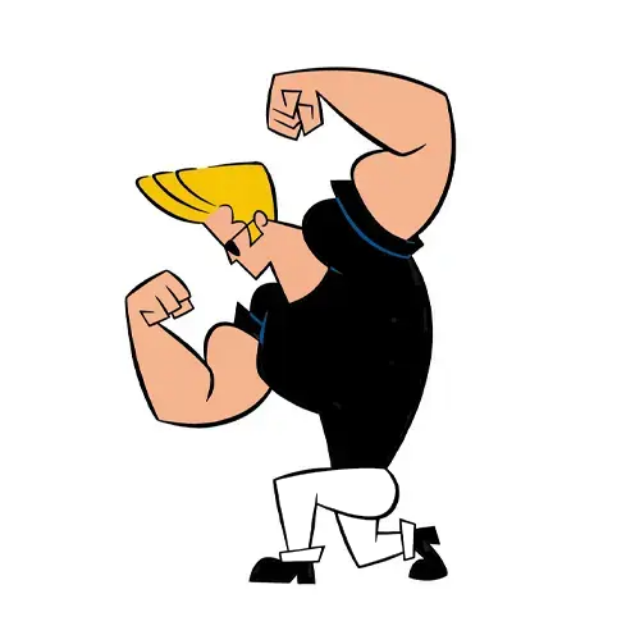 Johnny Bravo Pants Toon Tone color study