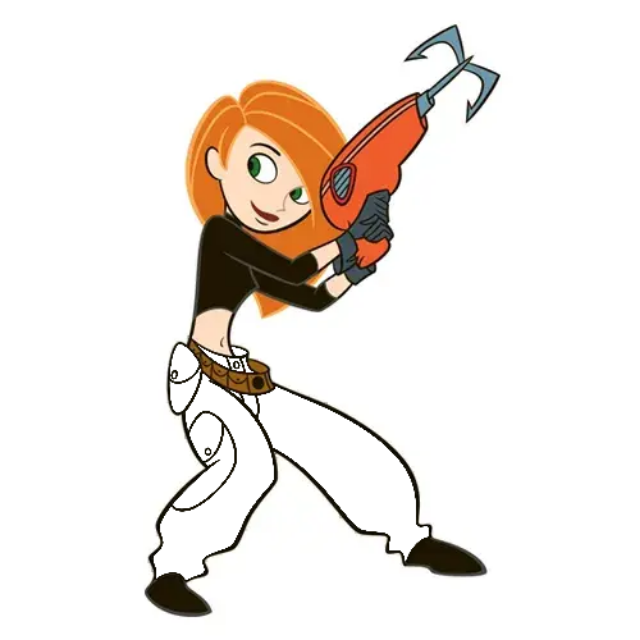 Kim Possible Cargo Pants Toon Tone color study