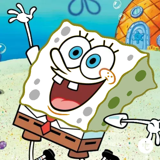 SpongeBob Body Toon Tone color study