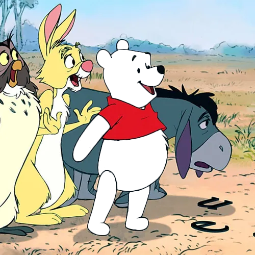 Winnie the Pooh Body Fur Toon Tone color study