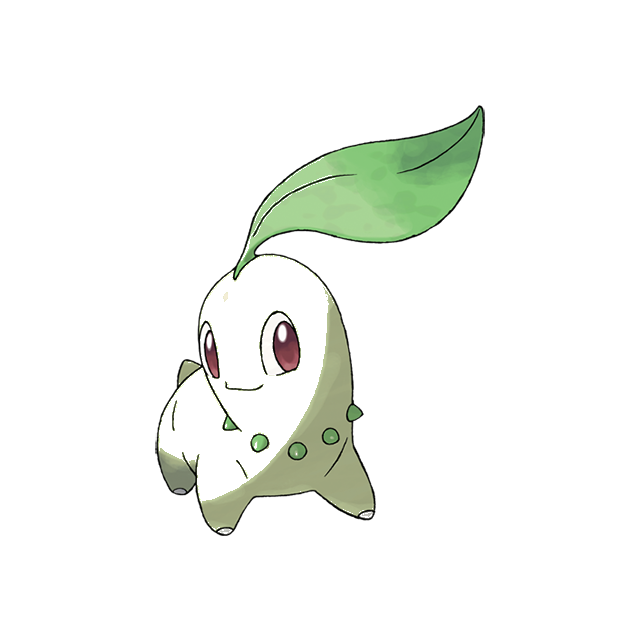 Chikorita Gen 2 Pokemon color study