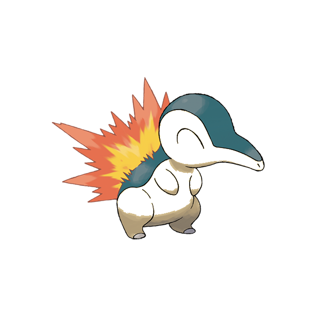 Cyndaquil Gen 2 Pokemon color study