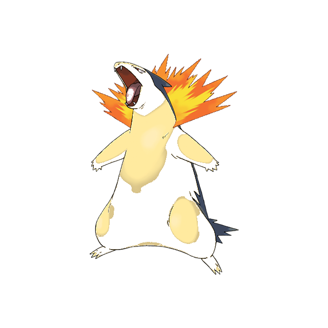 Typhlosion Gen 2 Pokemon color study