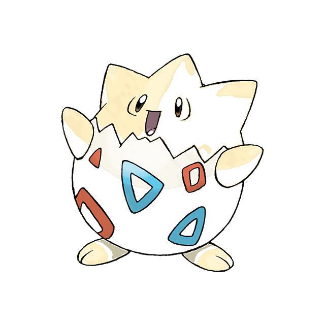 Togepi Gen 2 Pokemon color study