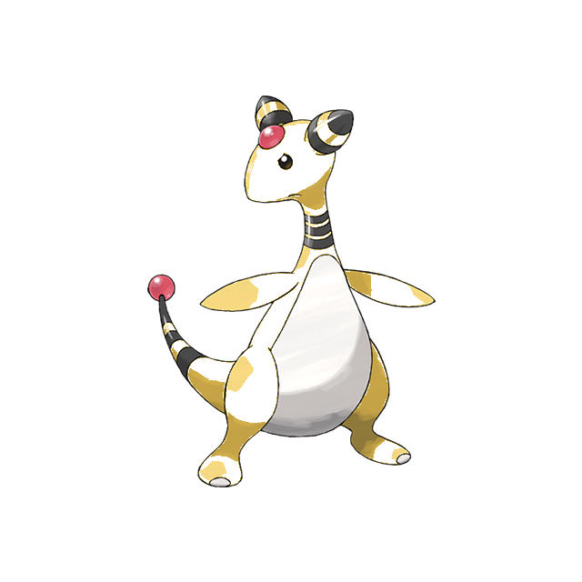 Ampharos Gen 2 Pokemon color study