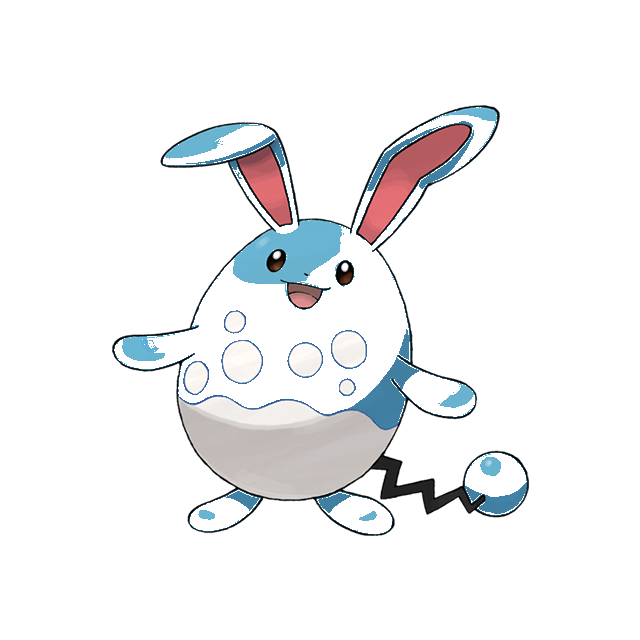 Azumarill Gen 2 Pokemon color study