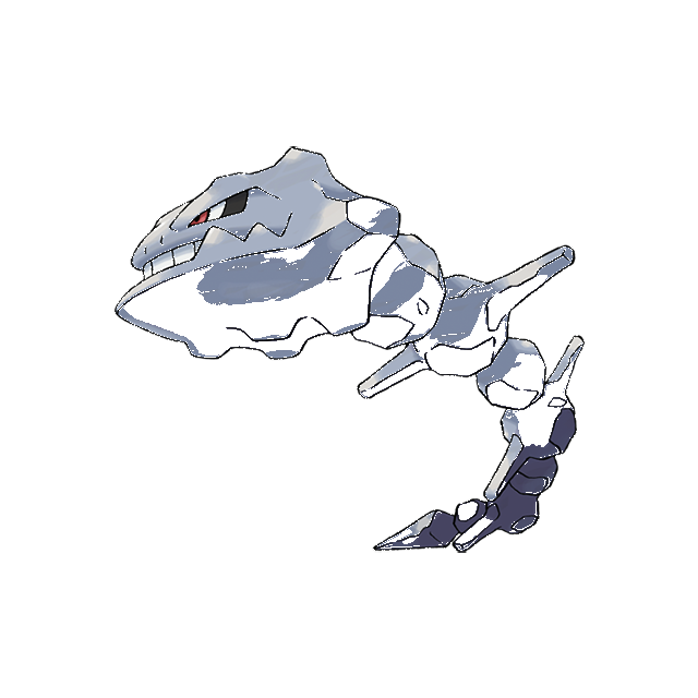 Steelix Gen 2 Pokemon color study