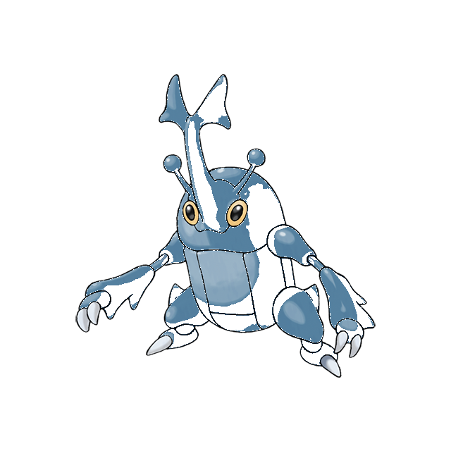 Heracross Gen 2 Pokemon color study