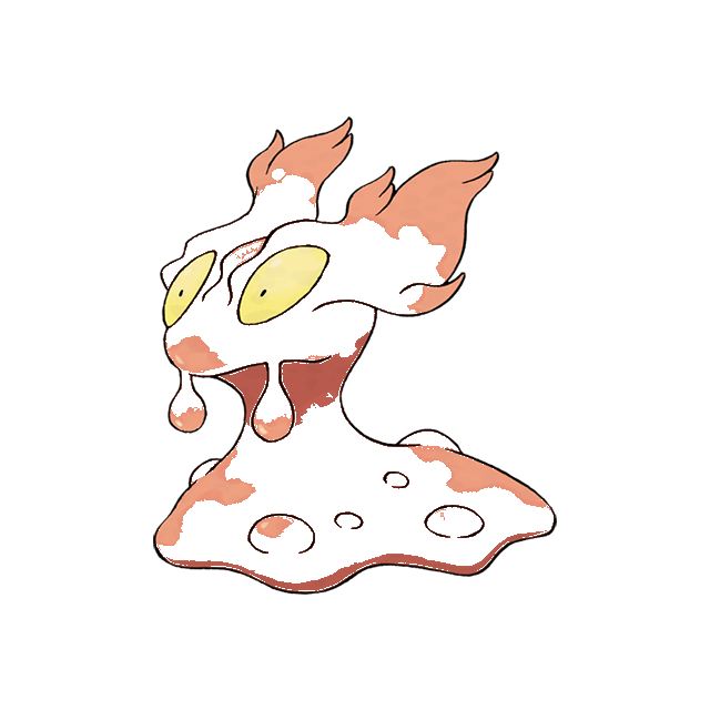 Slugma Gen 2 Pokemon color study