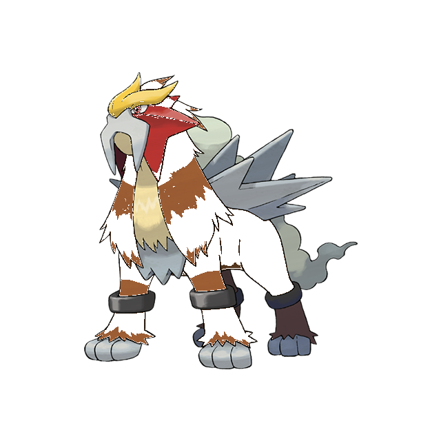 Entei Gen 2 Pokemon color study