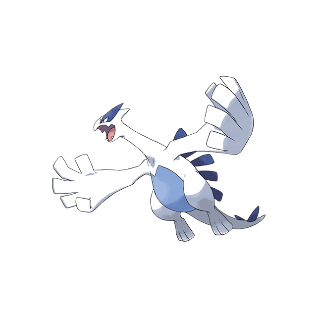 Lugia Gen 2 Pokemon color study